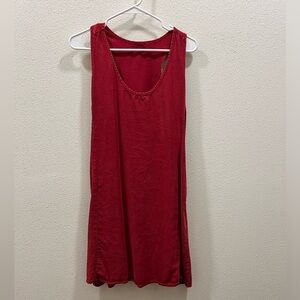 4our dreamers Anthropologie red dress size medium